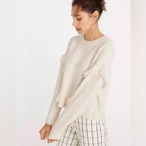 Madewell Montford Fringe Pullover Sweater